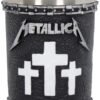 Band Merchandise~ B4683N9 Metallica-Master of Puppets Shot Glass 7cm, Resin w/Stainless Steel Insert, Black