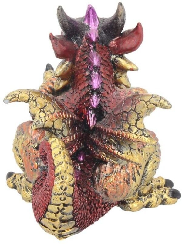 Magicun N.Giftware~Ruby Dragonling Figurine 16cm Red