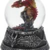 Fantasy Collection~ Enchanted Ruby Snowglobe 13cm Red