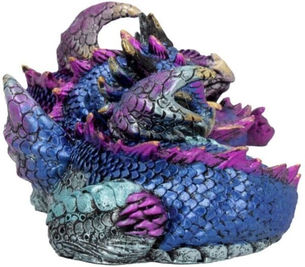 Fantasy Collection~ Hatchlings Mischief Set of 2 Dragon Figurines 8.5cm Multi-Coloured, Resin