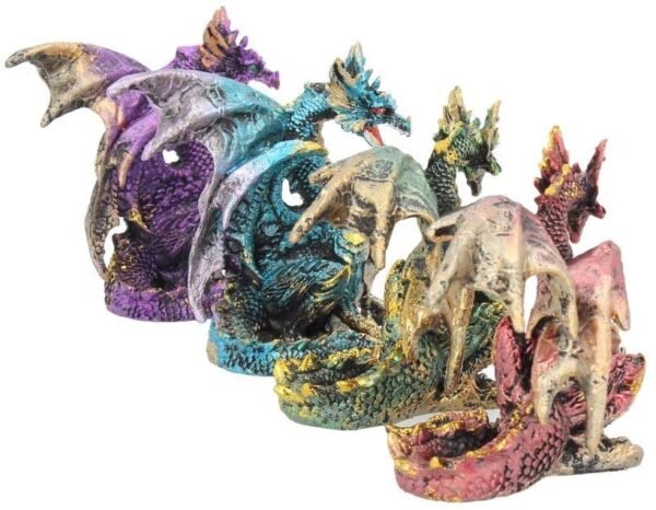 Fantasy Collection~ U2007F6 Precious Wings 9.3cm Set of 4, Figurine, Multi-Colour