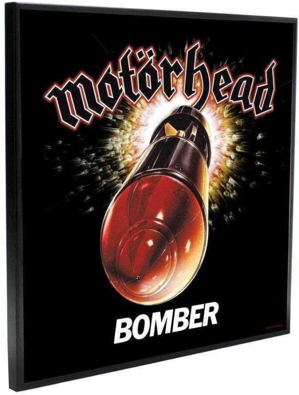Band Merchandise~ Motorhead Bomber Crystal Clear Picture 32cm, Black