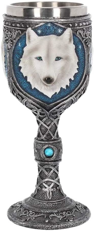 Animal Collection~ Ghost Wolf Goblet Goblet 19.5cm Blue K2853G6