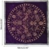 12 Constellations Tablecloth Astrology Tarot Divination Cards Table Cloth Tapestry  Altar Tarot Card Cloth Tablecloth