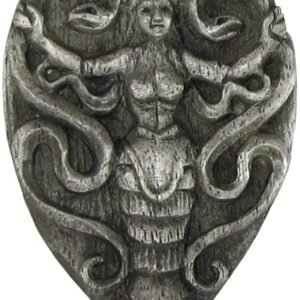 Magicun Altar~Large Pewter Ariadne Goddess of the Labyrinth Charm Pendant