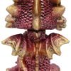 Nemesis Now Bobling Red Metallic Dragon Bobble Head, Polyresin, 9.5cm