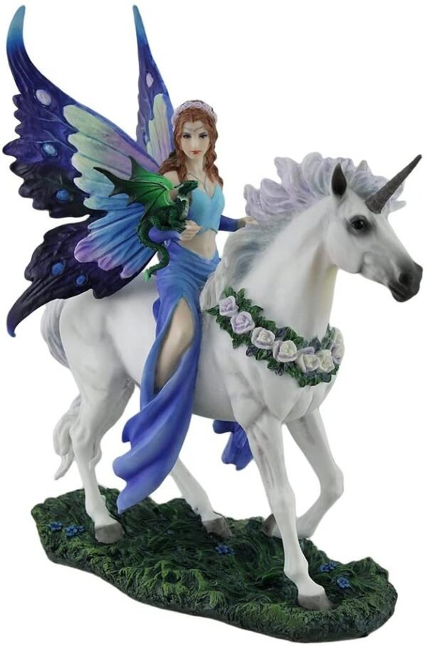 Magic  Collection~Anne Stokes Realm of Enchantment Blue Fairy Statue