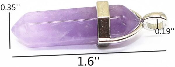 Witchcraft~TANG SONG 15PCS DIY Bullet Shape Healing Pointed Chakra Beads Crystals Bullet Shape Stone Random Color Beads Pendant for Pendant Necklace Jewelry Making (Mixed Color)