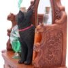 Artist Collections~ B4955R0 Lisa Parker Absinthe Cat and Green Fairy Figurine, 21.5cm