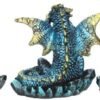 Fantasy Collection~ Three Wise Dragons Figurine 13cm Metallic Multi-coloured