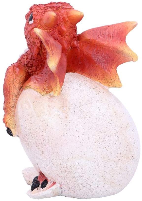 Fantasy Collection~ Ruby Hatchling Figurine 11cm, Resin, Red