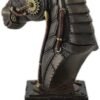Magic  Collection~Steampunk Unicorn Bust Antique Bronze Finish Statue