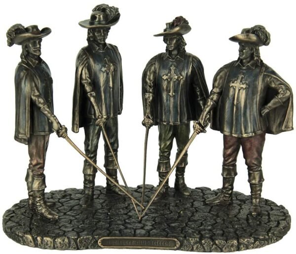 Magic  Collection~The Musketeers All for One Bronze Finished Statue