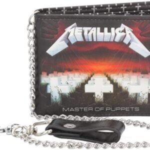 Band Merchandise~ B4684N9 Metallica Master of Puppets Wallet Black, PU, 11cm