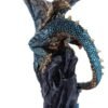 Fantasy Collection~ U5071R0 Hear Me Roar Blue Dragon Calling Figurine, Polyresin, One Size