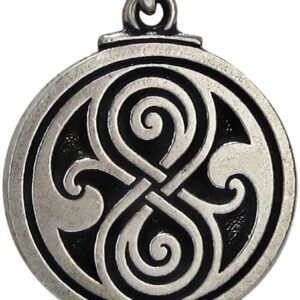 Soloman Pentant~Pewter Seal of Rassilon Pendant Necklace