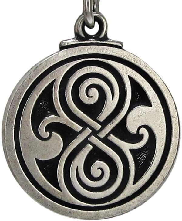 Soloman Pentant~Pewter Seal of Rassilon Pendant Necklace