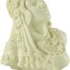 Magicun Altar~Small Celtic Goddess Rhiannon Statue Bone White Finish