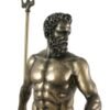 Magic  Collection~Greek God Poseidon Nude Bronzed Statue Neptune