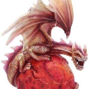 Fantasy Collection~ D4990R0 Mars Guardian Red Planet Dragon Figurine, Polyresin, One Size