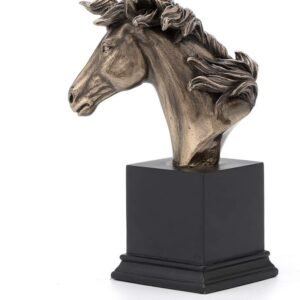 Magic  Collection~Horse Head Bust On Plinth