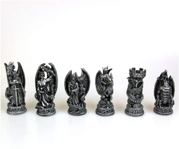 Nemesis Now Kingdom Of The Dragon Chess Set 43cm Bronze