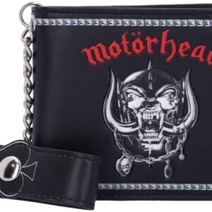 Band Merchandise~ Officially Licensed Motorhead Ace of Spades Warpig Snaggletooth Wallet, Black, 11cm