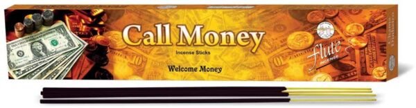 Witchcraft~Flute Call Money Masala Incense-15 Grams/Packet-12 Packs/Box-180 Grams Total