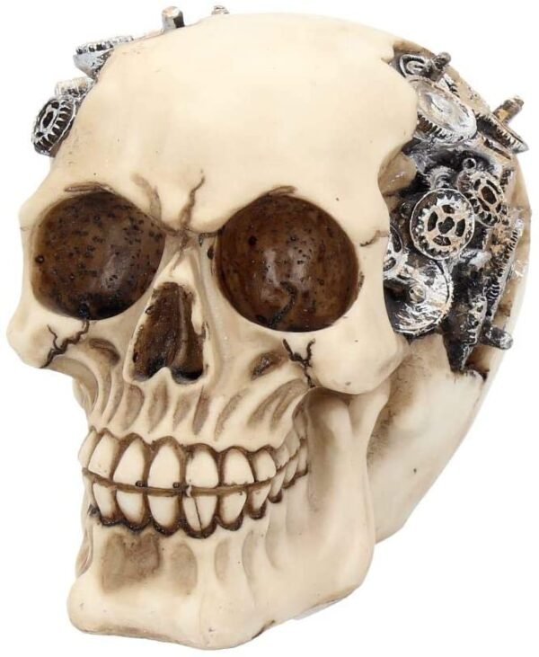 Steampunk Collection~Clockwork Cranium Figurine 15cm Ivory
