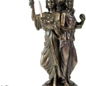 Magicun N.Giftware~Hecate Goddess of Magic 21cm Figurine, us:one Size, Bronze