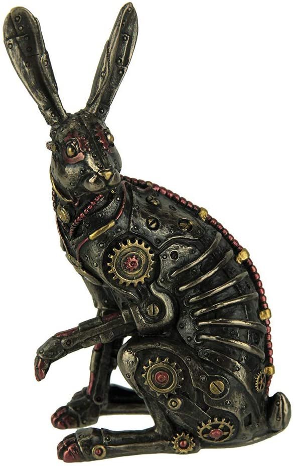 Magic  Collection~Steampunk Style Jack Rabbit Bronze Finished Statue