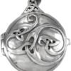 Sterling Silver Celtic Knotwork Swirl Locket