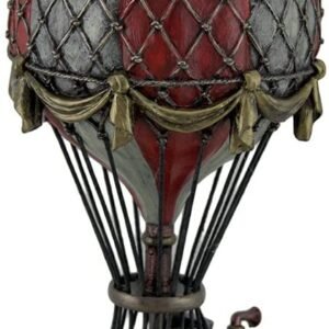 Magic  Collection~Hand Painted Steampunk Hot Air Balloon Fantasy Statue