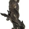Magic  Collection~Bronzed Aphrodite with Doves on Scallop Shell Statue