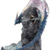 Fantasy Collection~ Dragons Intrigue Backflow Incense Burner 21.5cm, Blue