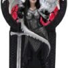 Magic  Collection~9.5 Inch Anne Stokes Valour Dragon Gothic Female Warrior Polyresin Hand Painted Figurine Sculpture