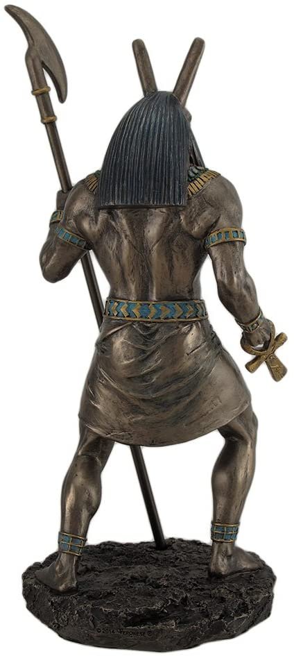 Magic  Collection~Ancient Egyptian Set The Destroyer God of Chaos Bronze Finished Statue