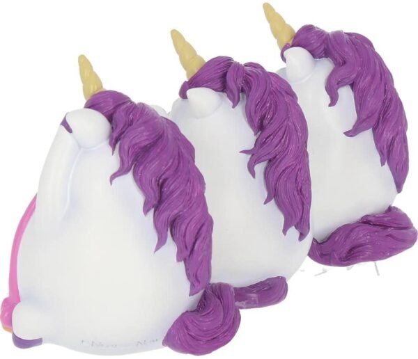 Nemesis Now Three Wise Pukicorns Figurine 8.5cm White, Resin, One Size
