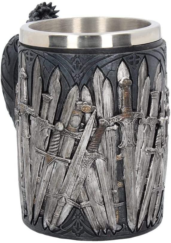 Mythology Collection~ Sword Tankard Mug 14cm Silver
