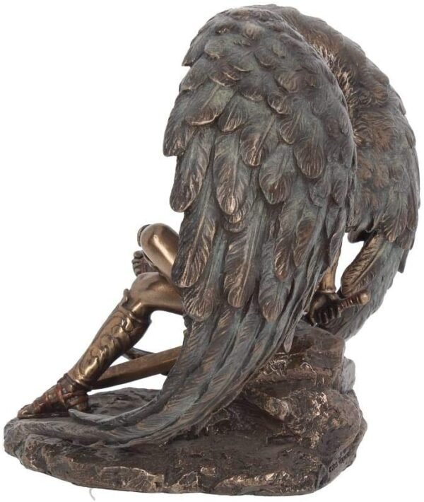 Light Collection~Lucifer The Fallen Angel Figurine 16.5cm Bronze