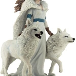 Artist Collections~ Winter Guardians Anne Stokes Figurine 23cm White, Resin
