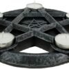 Magicun N.Giftware~Pentagram Tealight Holder 32cm Grey