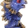 Magicun N.Giftware~Blue Bobling Metallic Dragon Bobble Head Figurine, us:one Size