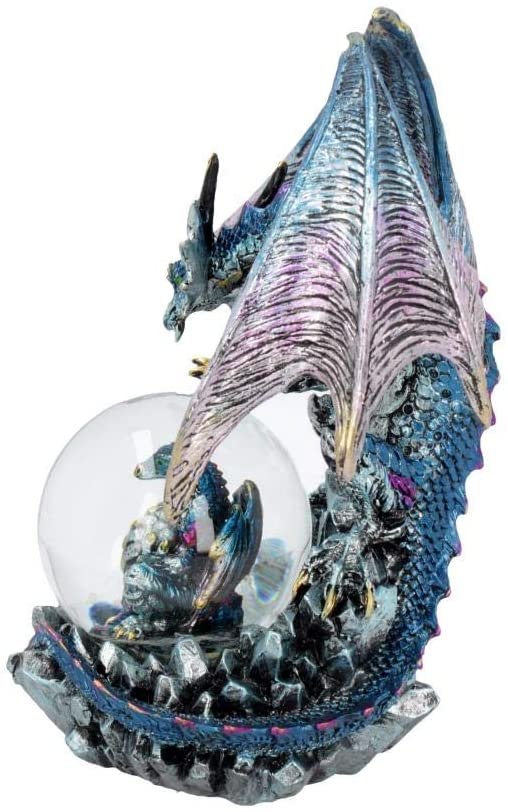 Nemesis Now Azul Oracle 19cm Snowglobe Blue, Resin