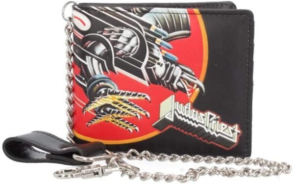Band Merchandise~ Judas Priest Screaming for Vengeance Wallet, PU, Black, 11cm