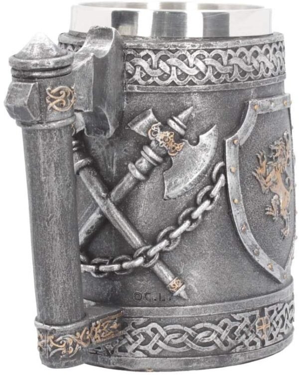 Mythology Collection~ Victory of Battle Tankard Mug 20cm Silver