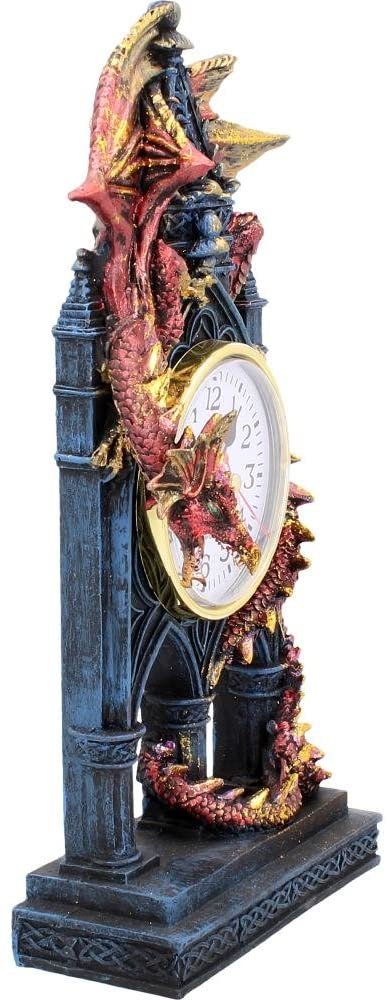 Fantasy Collection~ AL50380 Time Guardian Clock 17cm Red