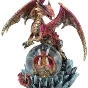 Fantasy Collection~ Ruby Oracle 18.5cm Snowglobe, Red