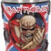 Band Merchandise~ B4126M8 Iron Maiden Shot Glass 7cm Blue, Resin w/Stainless Steel Insert