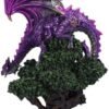 Fantasy Collection~ Nature's Perch Tree of Life Purple Dragon Figurine, Polyresin, One Size